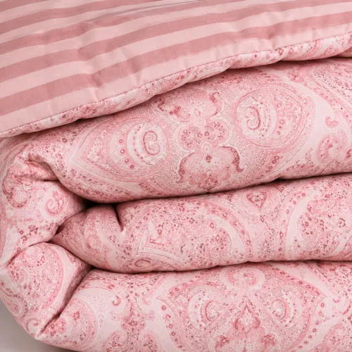 Одеяло хлопковое №0313 Сolor Fun Line 17-0770 Powder Paisley хлопок  зима - 3