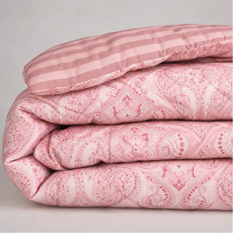 Одеяло хлопковое №0313 Сolor Fun Line 17-0770 Powder Paisley хлопок зима - 1