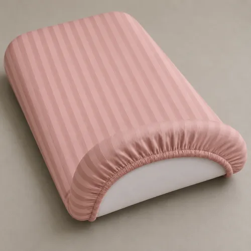 Комплект постельного белья в коляску 60*80 17-0773 Nude stripes - 4