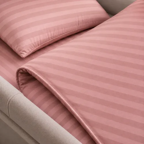 Комплект постельного белья в коляску 60*80 17-0773 Nude stripes - 3