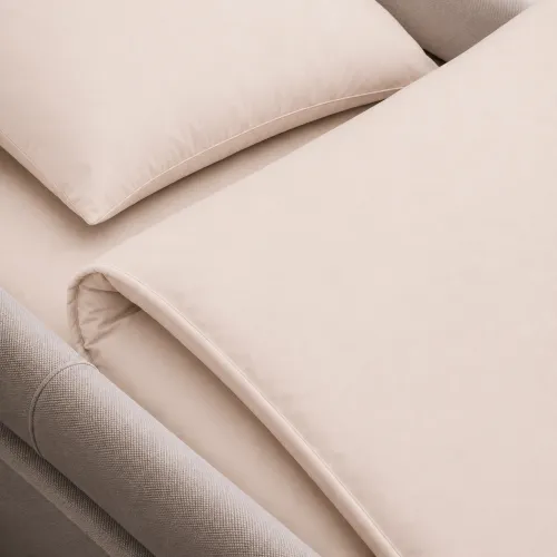 Комплект постельного белья в коляску 60*80 Poplin Line "002 Milky White" - 4