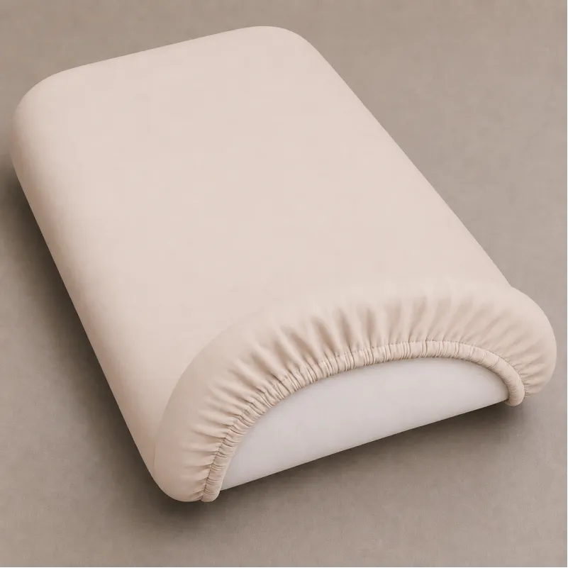 Комплект постельного белья в коляску 60*80 Poplin Line "002 Milky White" - 2