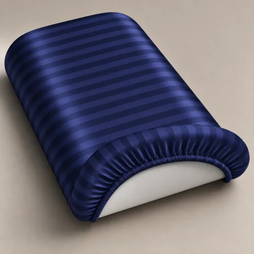 Комплект постельного белья в коляску 60*80 Satin Jacquard Blu sea - 3