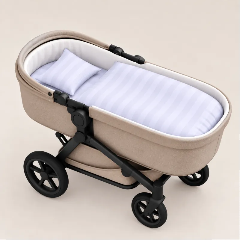 Комплект постельного белья в коляску 60*80 Satin Jacquard "Royal Pearl"