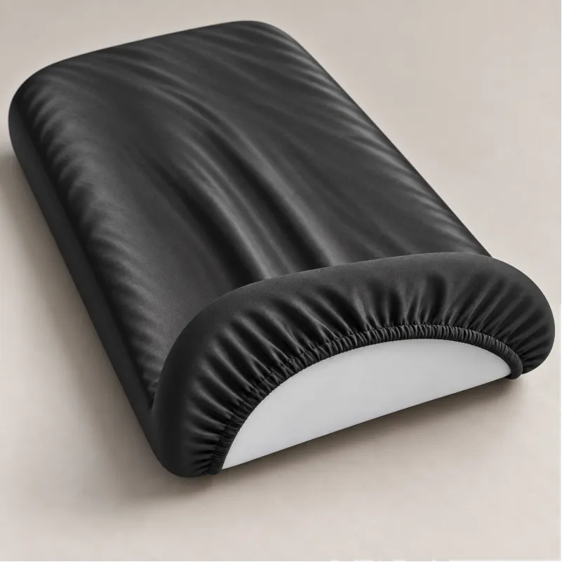 Комплект постельного белья в коляску 60*80 Satin Light Pro 10-005 Dark Gray - 3