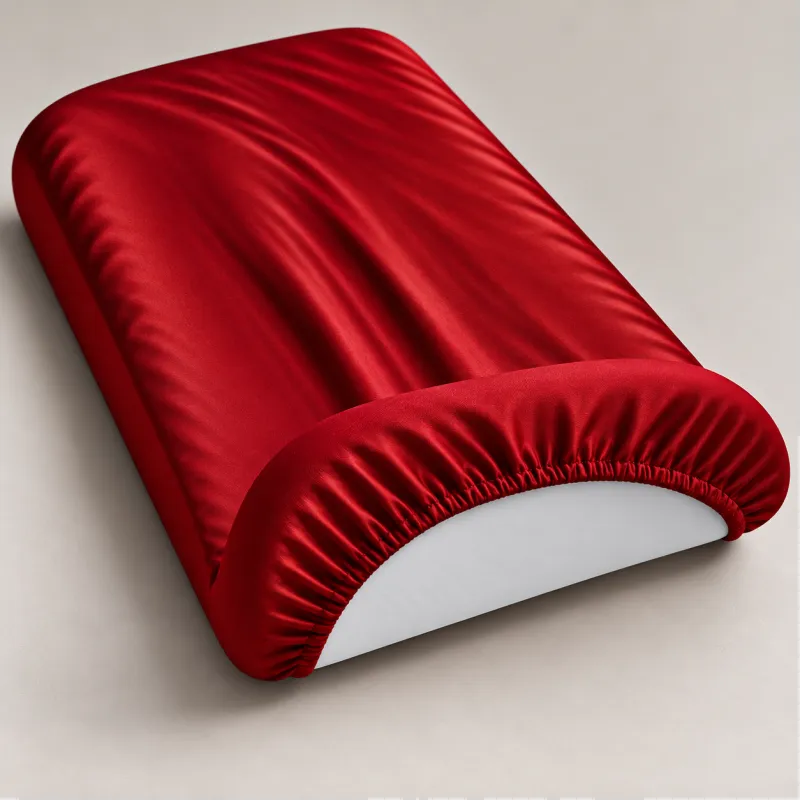 Комплект постельного белья в коляску 60*80 Satin Light Pro 10-007 Red - 3
