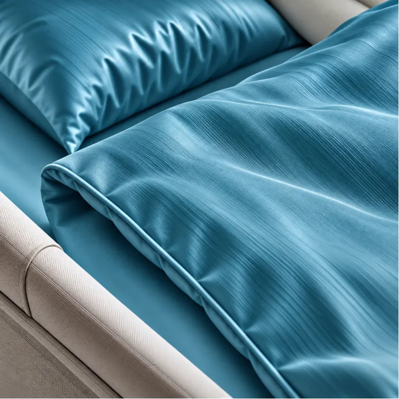 Комплект постельного белья в коляску 60*80 Satin Light Pro 10-008 Blue - 3