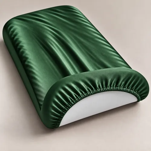 Комплект постельного белья в коляску 60*80 Satin Light Pro 10-009 Green - 4