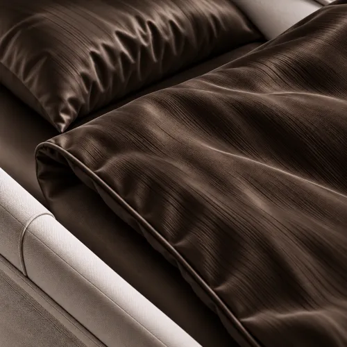Комплект постельного белья в коляску 60*80 Satin Light Pro 10-010 Brown - 4
