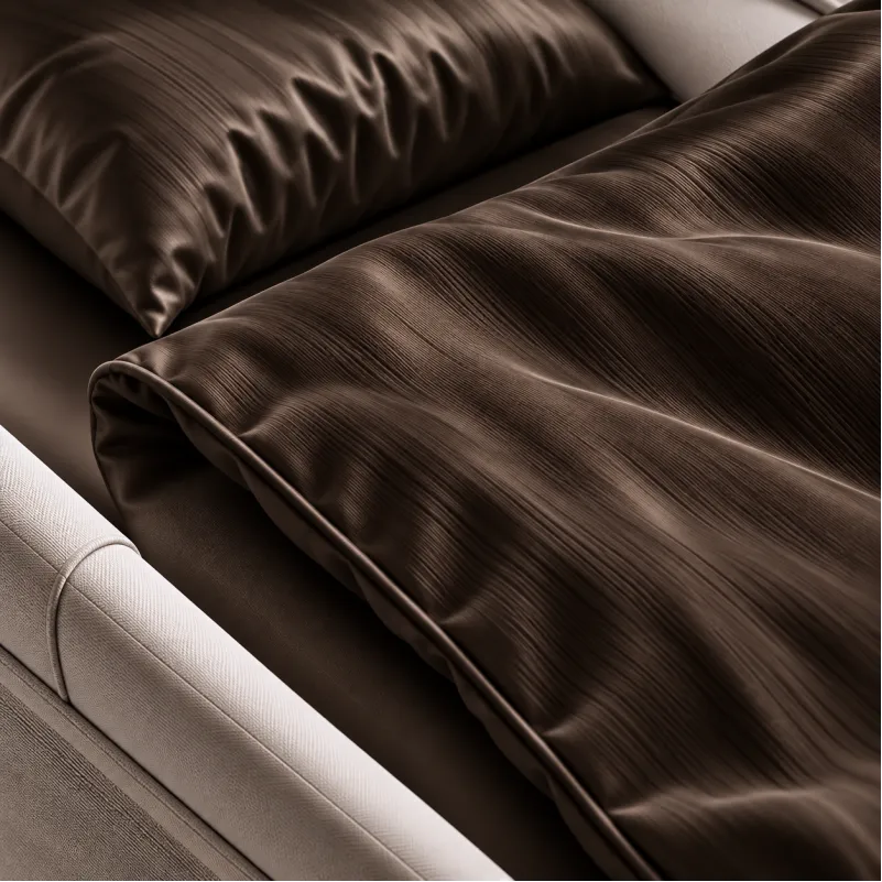 Комплект постельного белья в коляску 60*80 Satin Light Pro 10-010 Brown - 3