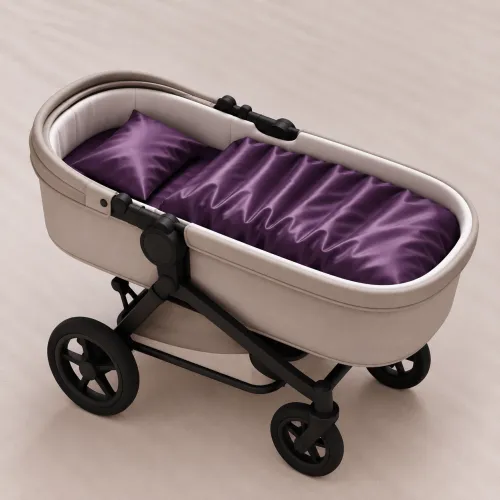 Комплект постельного белья в коляску 60*80 Satin Light Pro 10-012 Violet - 1