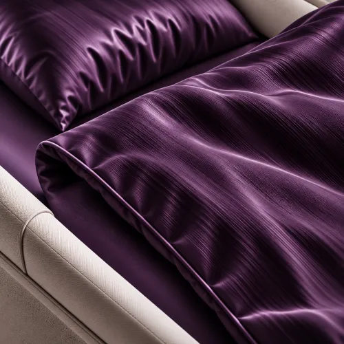 Комплект постельного белья в коляску 60*80 Satin Light Pro 10-012 Violet - 4