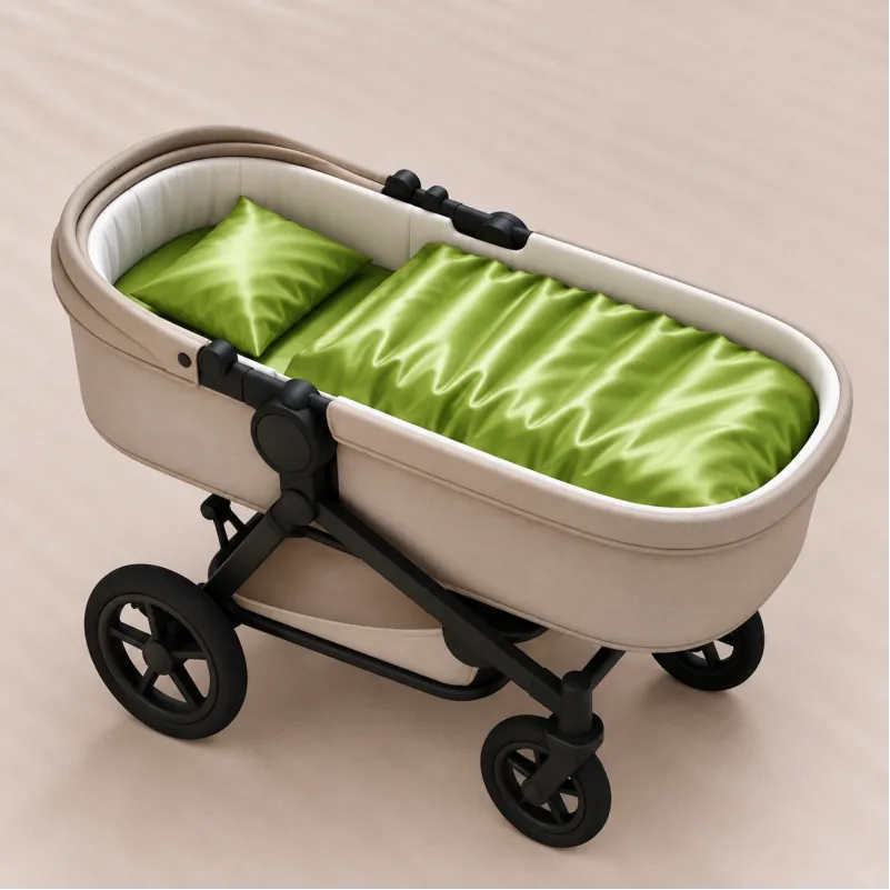 Комплект постельного белья в коляску 60*80 Satin Light Pro 10-013 Lettuce