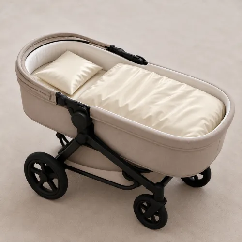 Комплект постельного белья в коляску 60*80 Satin Light Pro 10-016 Creamy - 1