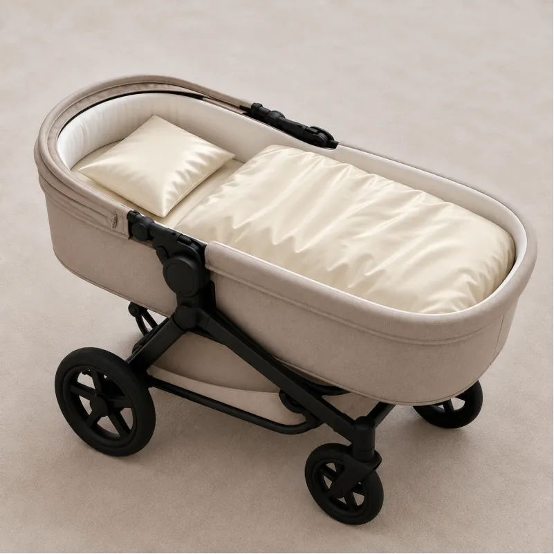 Комплект постельного белья в коляску 60*80 Satin Light Pro 10-016 Creamy