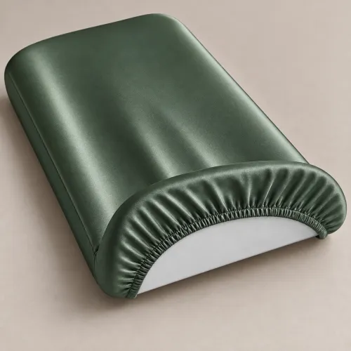 Комплект постельного белья в коляску 60*80 Satin Light Pro 10-017 Green Olive - 3