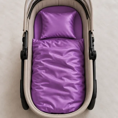 Комплект постельного белья в коляску 60*80 Satin Light Pro 10-018 Lilac - 2