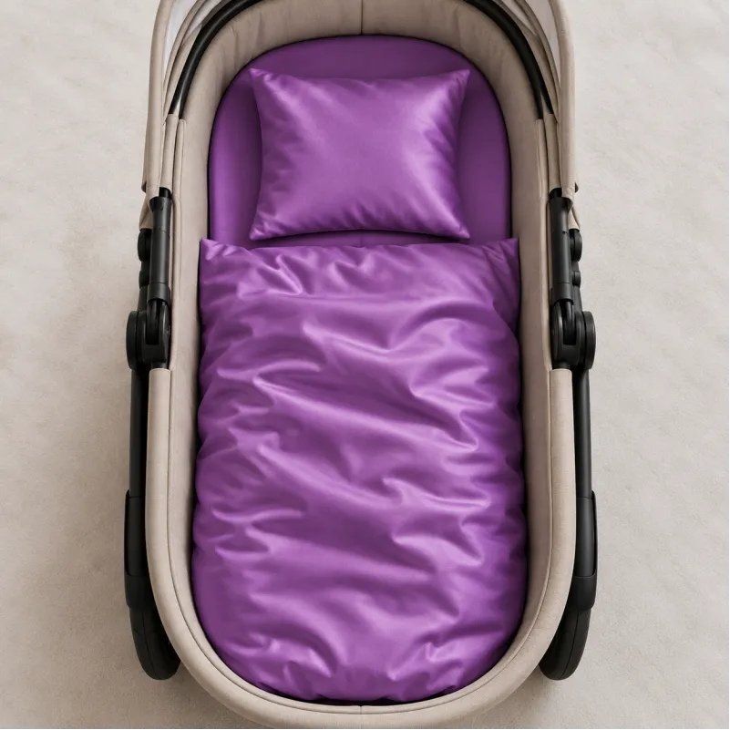 Комплект постельного белья в коляску 60*80 Satin Light Pro 10-018 Lilac - 1