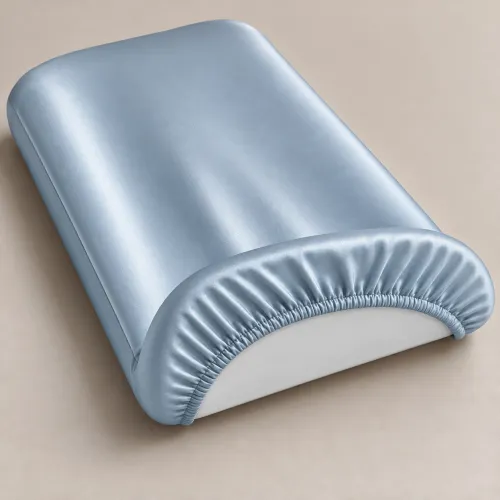 Комплект постельного белья в коляску 60*80 Satin Light Pro 10-019 Gray-blue - 3