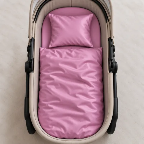 Комплект постельного белья в коляску 60*80 Satin Light Pro 10-020 Dusty pink - 2
