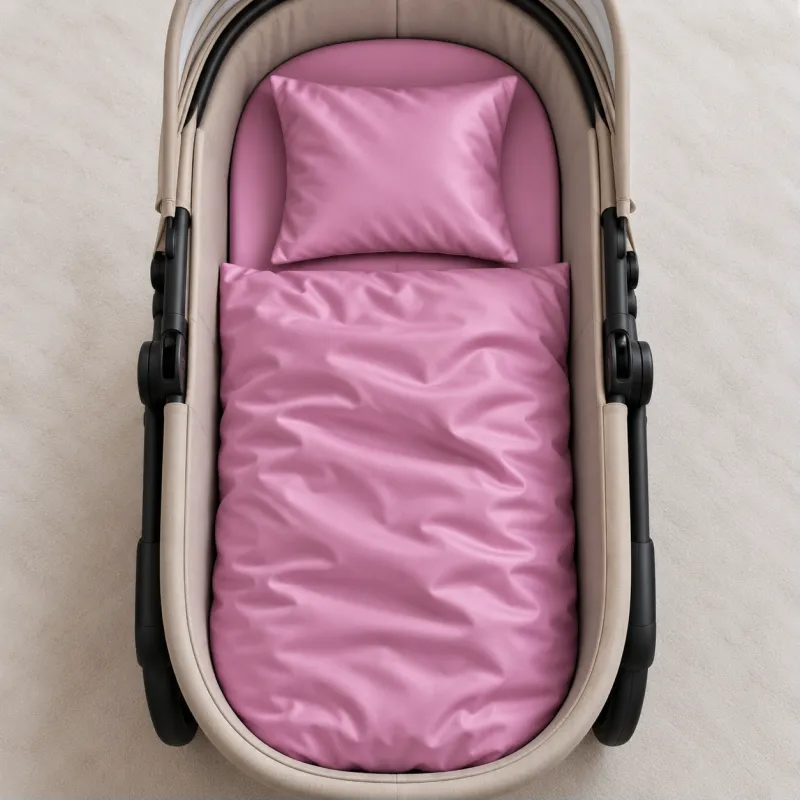 Комплект постельного белья в коляску 60*80 Satin Light Pro 10-020 Dusty pink - 1