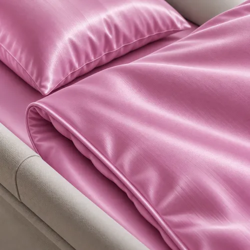 Комплект постельного белья в коляску 60*80 Satin Light Pro 10-020 Dusty pink - 4