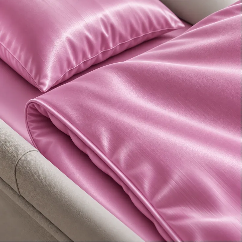 Комплект постельного белья в коляску 60*80 Satin Light Pro 10-020 Dusty pink - 3
