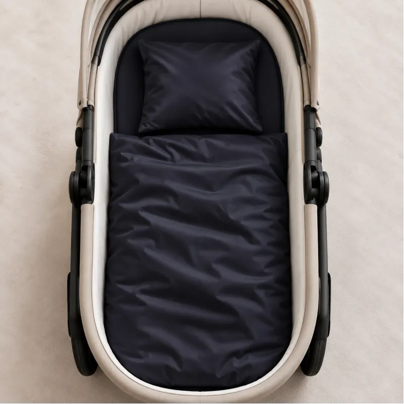 Комплект постельного белья в коляску 60*80 Satin Premium 0055 Black Pearl - 1