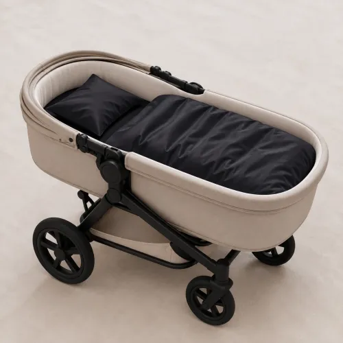 Комплект постельного белья в коляску 60*80 Satin Premium 0055 Black Pearl - 1