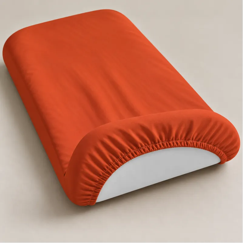 Комплект постельного белья в коляску 60*80 Satin Premium 0081 Terracotta - 2