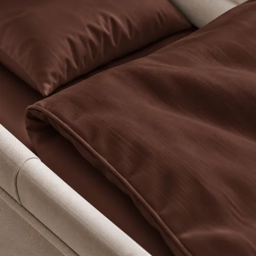 Комплект постельного белья в коляску 60*80 Satin Premium 0211 Cacao - 4
