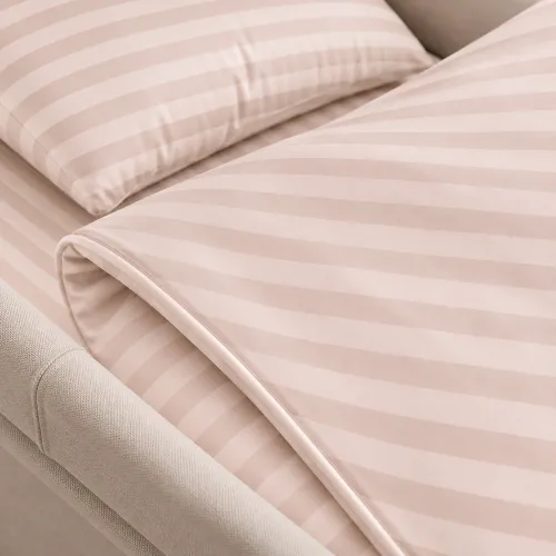 Комплект постельного белья в коляску 60*80 Satin Stripe 30-0004 Cream - 3