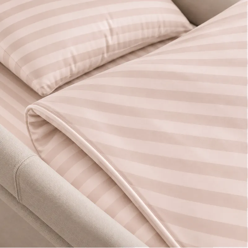 Комплект постельного белья в коляску 60*80 Satin Stripe 30-0004 Cream - 2