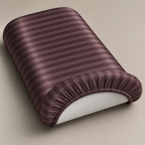 Комплект постельного белья в коляску 60*80 Satin Stripe 30-0008 Smoky Pink - 3