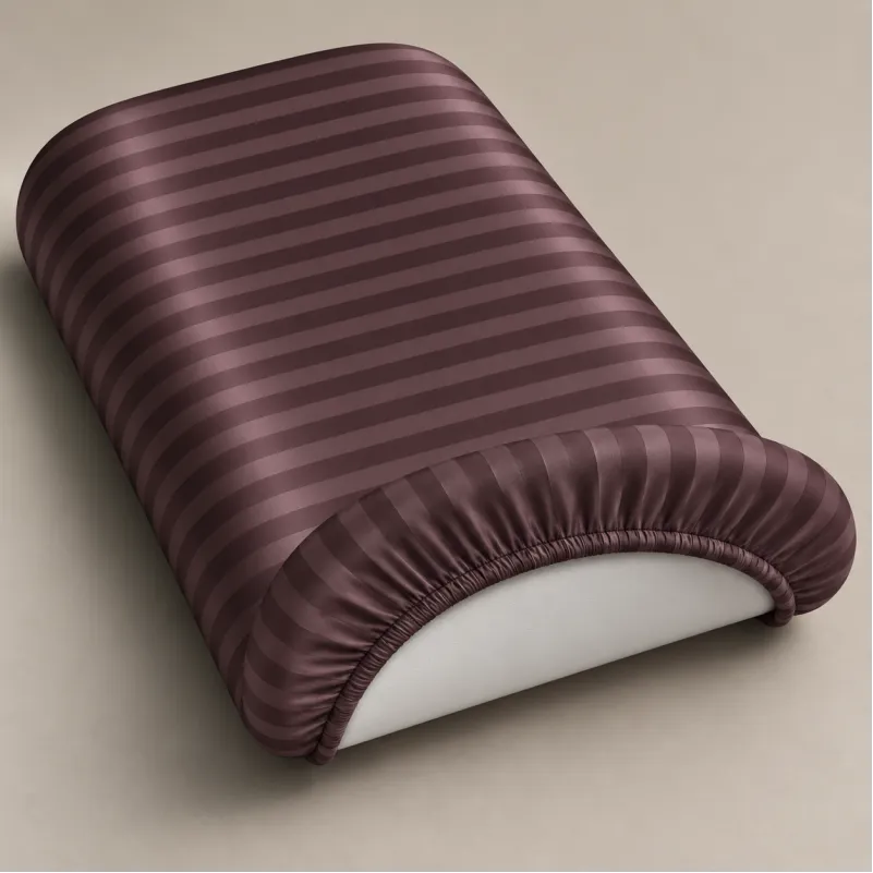 Комплект постельного белья в коляску 60*80 Satin Stripe 30-0008 Smoky Pink - 2