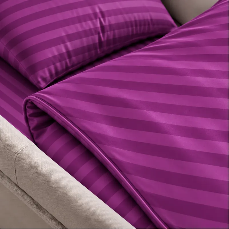 Комплект постельного белья в коляску 60*80 Satin Stripe 30-0009 Purple - 3