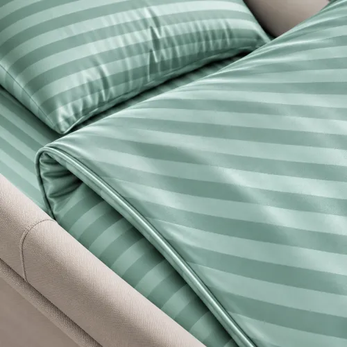 Комплект постельного белья в коляску 60*80 Satin Stripe 30-0013 Azure - 4