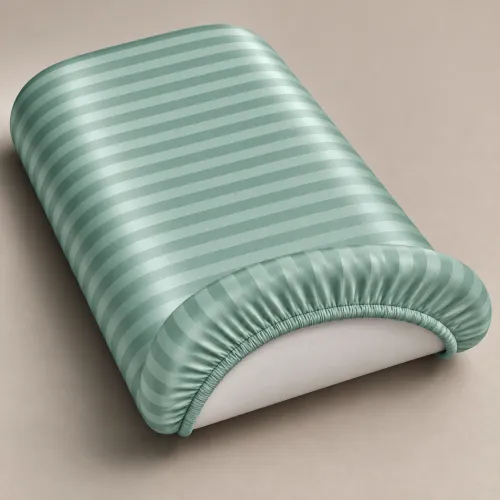 Комплект постельного белья в коляску 60*80 Satin Stripe 30-0015 Green Wave - 4