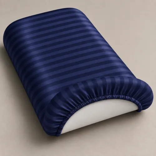 Комплект постельного белья в коляску 60*80 Satin Stripe 30-0020 Smoky Blue - 3