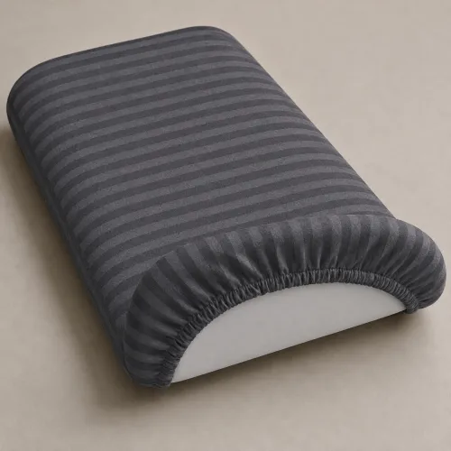 Комплект постельного белья в коляску 60*80 17-0611 Stripe Black - 3