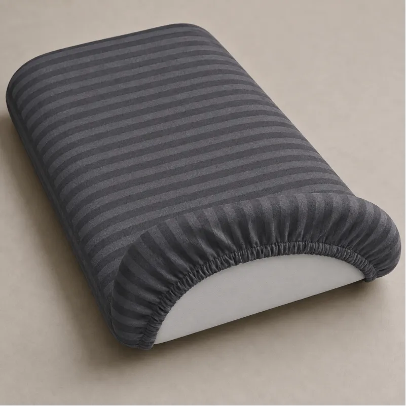 Комплект постельного белья в коляску 60*80 17-0611 Stripe Black - 2