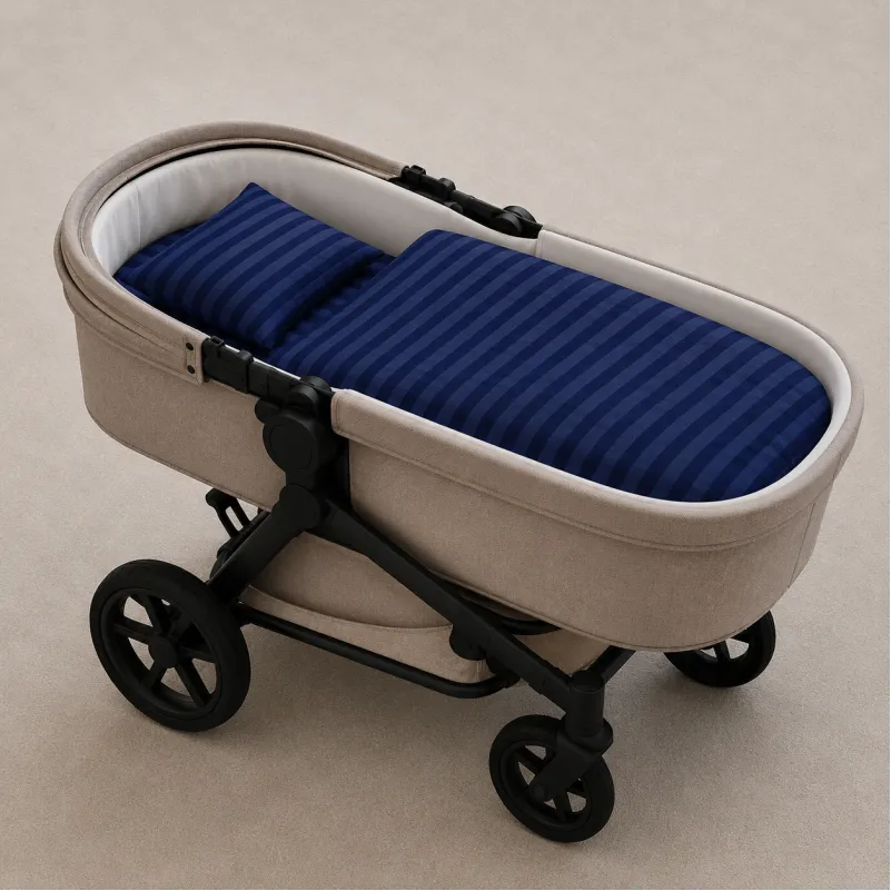 Комплект постельного белья в коляску 60*80 17-0609 Stripe Blue