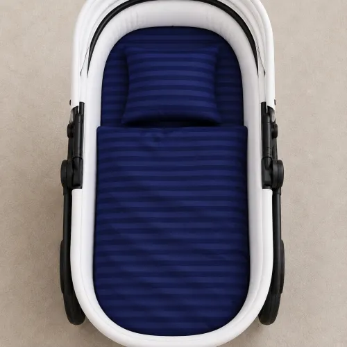 Комплект постельного белья в коляску 60*80 17-0609 Stripe Blue - 2