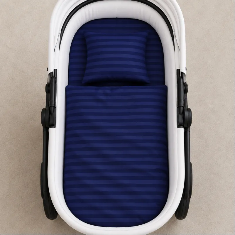 Комплект постельного белья в коляску 60*80 17-0609 Stripe Blue - 1
