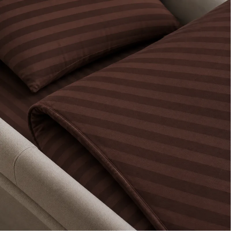 Комплект постельного белья в коляску 60*80 17-0617 Stripe Brown - 2