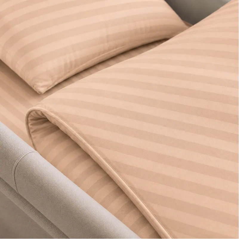 Комплект постельного белья в коляску 60*80 Ranforce Elite 17-0602 Stripe Creamy - 3