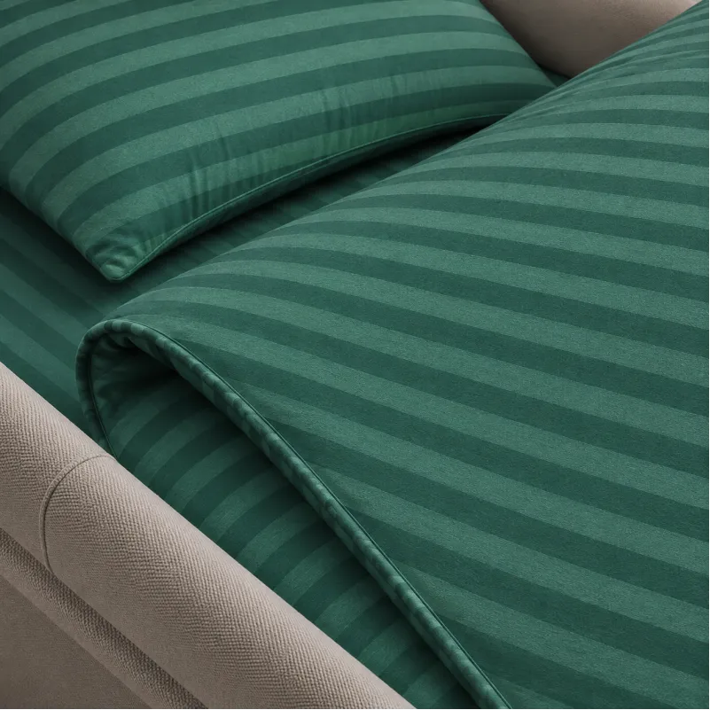 Комплект постельного белья в коляску 60*80 17-0612 Stripe Emerald - 2
