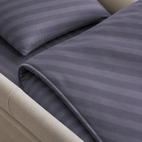 Комплект постельного белья в коляску 60*80 Ranforce Elite 17-0601 Stripe Gray - 4