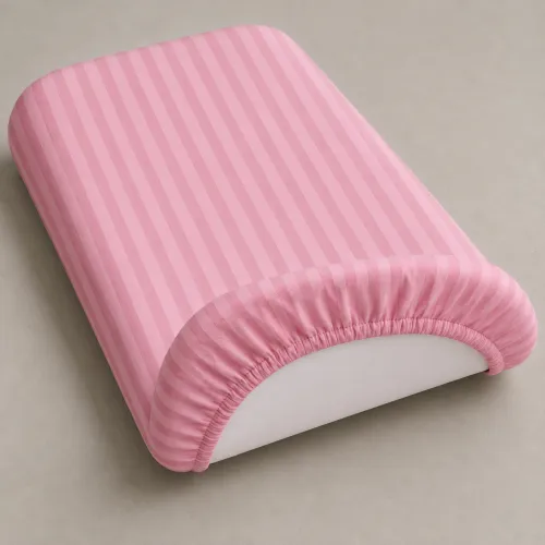 Комплект постельного белья в коляску 60*80 Ranforce Elite 17-0607 Stripe Pink - 4