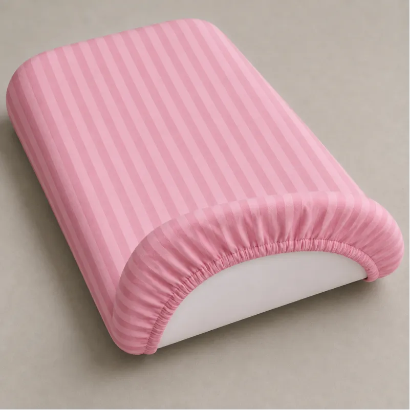 Комплект постельного белья в коляску 60*80 Ranforce Elite 17-0607 Stripe Pink - 3